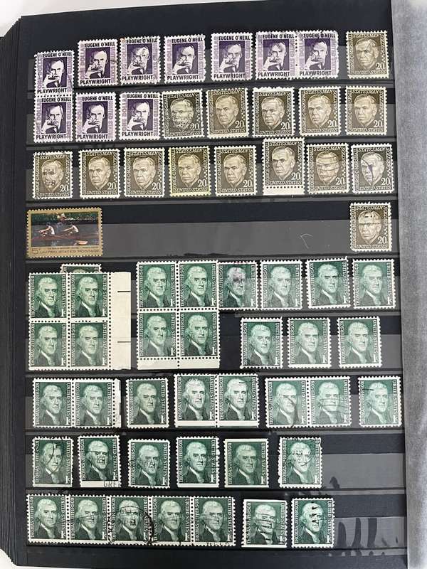 USA - 1966-1968 good selection of mint and used stamps, good value lot (7 photos)